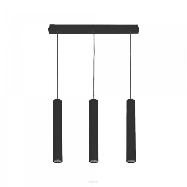 Lampa wisząca Eye 3xGU10 czarna 7862