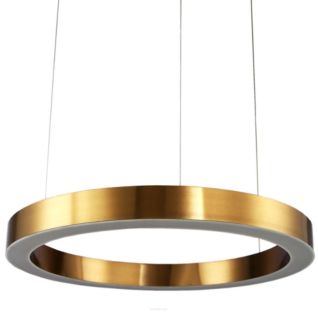 Lampa wisząca CIRCLE 120 ledowa 120 cm mosiądz ST 8848-120 okrąg nowoczesny 