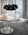 Lampa wisząca NOA 7 AZ1043 Azzardo Nowoczesne otwarte klosze chrom-biały - 2
