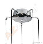 Lampa wisząca TASOS 5 AZ0261 Azzardo 5 zwisów układających się w ciekawą kompozycję biała - 3