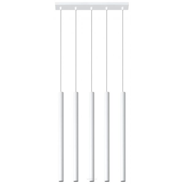 Lampa Wisząca PASTELO 5 Biała SOLLUX LIGHTING SL.0468