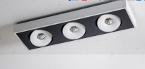 Oprawa natynkowa LAVA X2 NT edge.LED 3x 6.5W On-Off 3.0727 Labra Niska ruchoma - 2