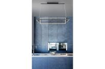 Lampa wisząca VIENA AZ2849 Azzardo 2 prostokąty czarne LED Nowoczesna - 2