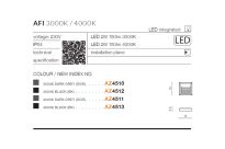 Lampa zewnętrzna wpuszczana schodowa AFI AZZARDO szara 3000K/ 4000K LED 2W - 2