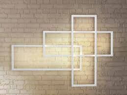 Lampa kinkiet QUADRATUS WALL AZ2993  Azzardo Biała nowoczesna geometryczna kompozycja LED