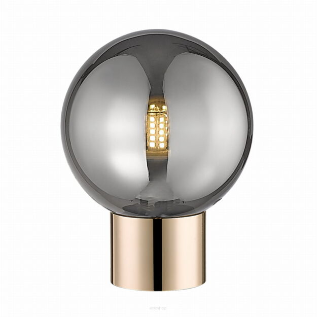 Lampa stołowa ARCTURUS złota podstawa, szklany klosz - T0454-01A-F7FZ Zuma Line