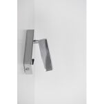 Kinkiet lampa ścienna  ANGUS AZ2445 Azzardo Nowoczesna techniczna z ruchomym źródłem światła CHROME - 2