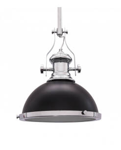 LAMPA WISZĄCA INDUSTRIALNA LOFT CZARNA ETTORE LDP 710 (BK)