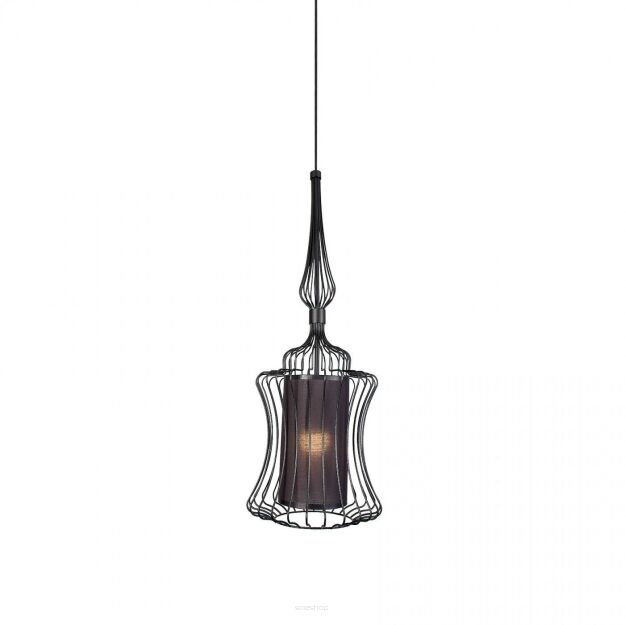 Lampa wisząca Abi E27 czarna 8870