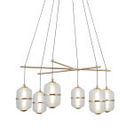 Lampa wisząca Alani PND-34375-6-HBR Italux - 2