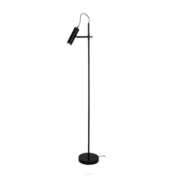 Lampa podłogowa TENSO F18014-GU10-BK ZumaLine nowoczesna czarna metalowa 152 cm