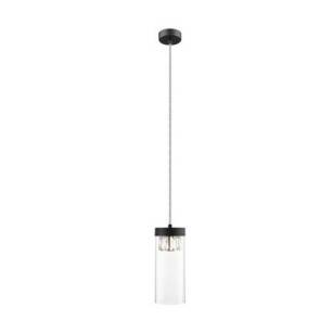 Lampa wisząca GEM P0389-01D-P7AC Zuma Line Szklana tuba z kryształkami w środku