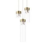 Lampa wisząca GEM P0389-03D-0FD2 Zuma Line Stylowa z kryształkami - 3