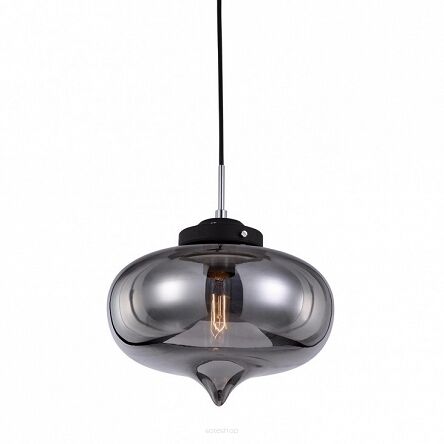 Lampa wisząca HEART MDM2096/1 ITALUX Chrom dymione szkło