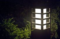Słupek ogrodowy RADO III 1 DG SU-MA NOWOCZESNA ALUMINIOWA CIEMNY POPIEL - 3