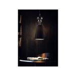 Lampa wisząca BAROCO 1 PENDANT AZ0064 Azzardo Stylowa retro abażur z tkaniny metalowy korpus - 5