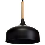Lampa wisząca Taylor czarna/drewno MILAGRO MLP6218 - 2