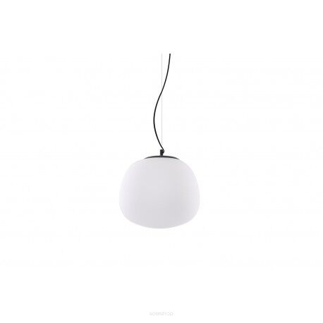 Lampa wisząca FELIPE 45 AZ3182 Azzardo Ponadczasowa ze szklanym kloszem w kolorze białym średnica 45 cm