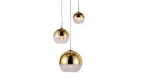 LAMPA WISZĄCA VERONI TRIO różowe złoto/złoto/chrom LUMINA DECO  LDP 1029-3 (R. GD) LDP 1029-3 (GD) LDP 1029-3 (CHR) - 2