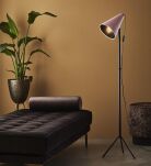 Lampa podłogowa CILLA 107928 Markslojd Różowy abażur czarna podstawa  - 2