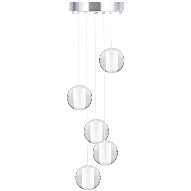 Lampa wisząca STARLIGHT-5 kryształowa 30 cm ST-9228-5 kryształowe wiszące kule