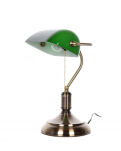 KLASYCZNA LAMPA BANKIERSKA BIURKOWA ZIELONA BANKER CLASSIC lumina deco LDT 305 (GR) - 2