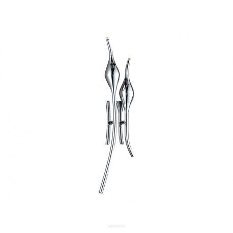 Lampa ścienna SNAKE WALL AZ0046 Azzardo Oryginalna forma nowoczesny design CHROME