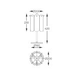 MT3523-3S-EGN NIRA LAMPA STOŁOWA ZŁOTA/GOLD ZUMALINE - 3