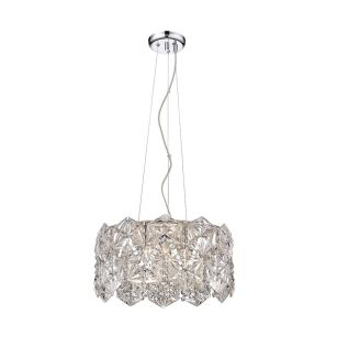 P0534-05C-F4AC DAVI LAMPA WISZĄCA CHROME ZUMALINE