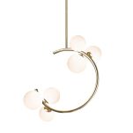P0454-06Q-F7AA MOLECULE LAMPA WISZĄCA ZŁOTA ZUMALINE - 2
