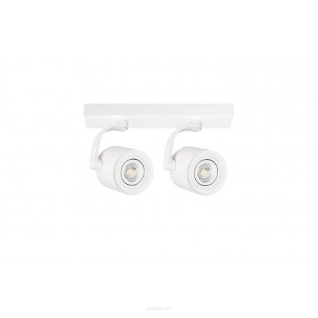 Lampa sufitowa natynkowa BROSS ARM 2 AZ3502 Azzardo 2 źródła światła ruchome obrotowe białe