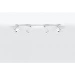 Plafon MERIDA 4L biała nowatorska regulowana lampa sufitowa SOLLUX LIGHTING SL.0463 - 3