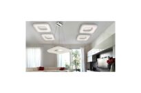 Lampa sufitowa   DONUT SQUARE TOP CCT 60 AZ2665 Azzardo Nowoczesny  biały wykonany z akrylu LED regulowana barwa światła - 2