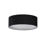 Plafon lampa sufitowa MILO  AZ2317 Azzardo Czarny klosz z tkaniny akrylowa przesłona  - 2