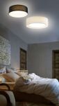 Plafon lampa sufitowa MILO  AZ2317 Azzardo Czarny klosz z tkaniny akrylowa przesłona  - 4