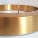 Lampa wisząca CIRCLE 60 ledowa 60 cm mosiądz ST 8848-60 Step Into Design okrąg z wbudowanym modułem ledowym nowoczesny - 6