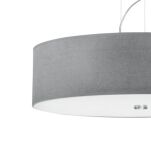 Lampa wisząca VIVIANE 6773 Nowodvorski SZARA nowoczesna metal-szkło  - 3