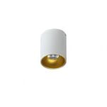 Lampa sufitowa plafon REMO AZ0819 Azzardo Tuba o wysokości 14 cm wykończona w kolorze białym - 2