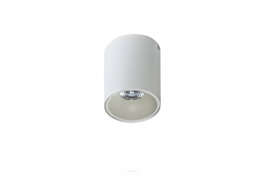 Lampa sufitowa plafon REMO AZ0819 Azzardo Tuba o wysokości 14 cm wykończona w kolorze białym