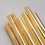 Lampa ścienna TUBO złota 50 cm XC-110 gold rurki złote nowoczesna - 4