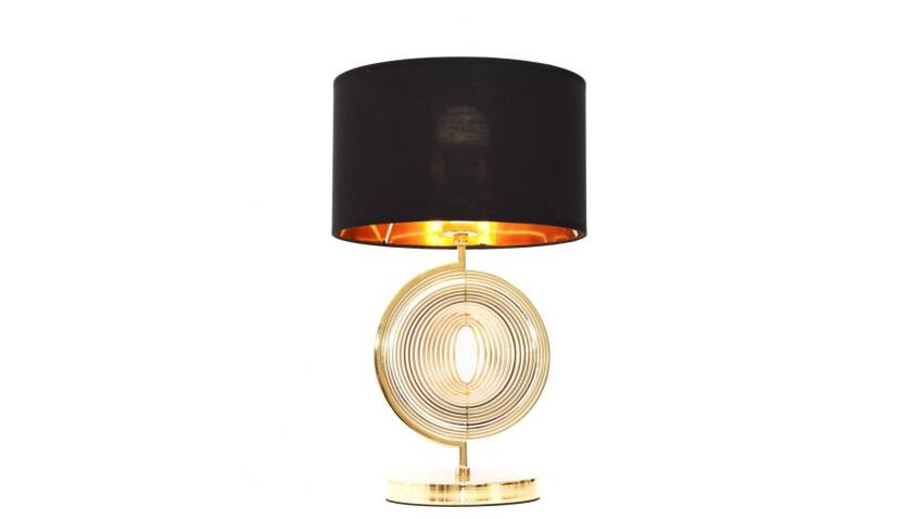 GLAMOUR LAMPA NOCNA CZARNO-ZŁOTA MONTERONI  LDT 5532 (BK+GD)