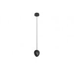 Lampa wisząca  OVUM 1 PENDANT  AZ3095 Azzardo CZARNA ciekawy kształt LED - 4