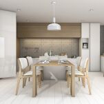 Lampa wisząca MALMO niebieska MILAGRO MLP6201  - 4