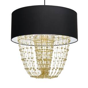 Lampa wisząca ALMERIA BLACK/GOLD MILAGRO MLP6442