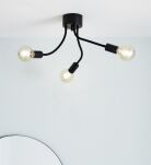Plafon MEDUSA 107930 Markslojd CZARNA 3 minimalistyczna - 2