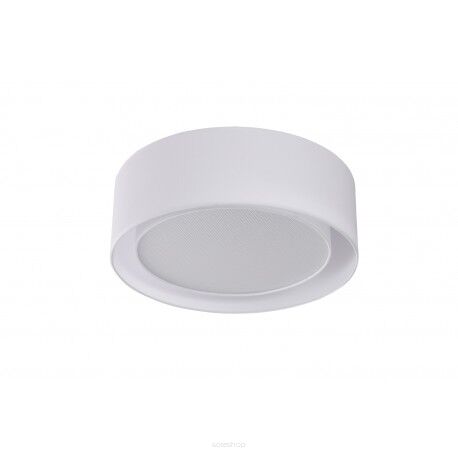 Plafon lampa sufitowa MILO  AZ2317 Azzardo Biały klosz z tkaniny akrylowa przesłona 