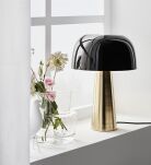 Lampa stołowa BLANCA 107934 Markslojd antyczny brąz czarny  35,5 cm - 2