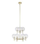  Lampa wisząca CROWN 107920 Markslojd ZŁOTA PODSTAWA KULISTE KLOSZE 70 ŚREDNICA - 2