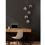 Lampa wisząca GEOMETRIC 9695 Nowodvorski Betonowa diament kulka kostka  - 5