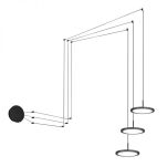 Lampa wisząca MYSTERY 0073.34.NE VIVIDA INTERNATIONAL DESIGNERSKA - 2